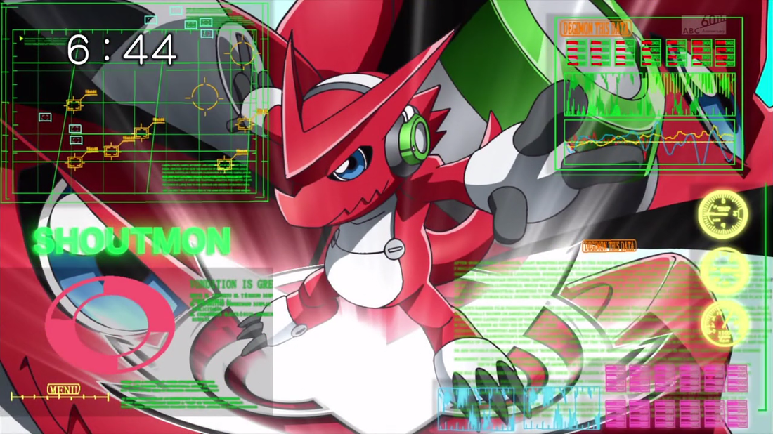 Trax on X: King Shoutmon! An SEC from the newest Japanese Digimon